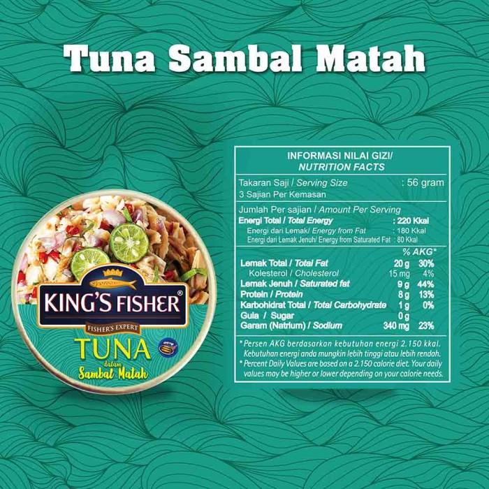 

Paket 3 Pcs King'S Fisher Tuna Dalam Air Garam Dan Sambal Matah 170G 010