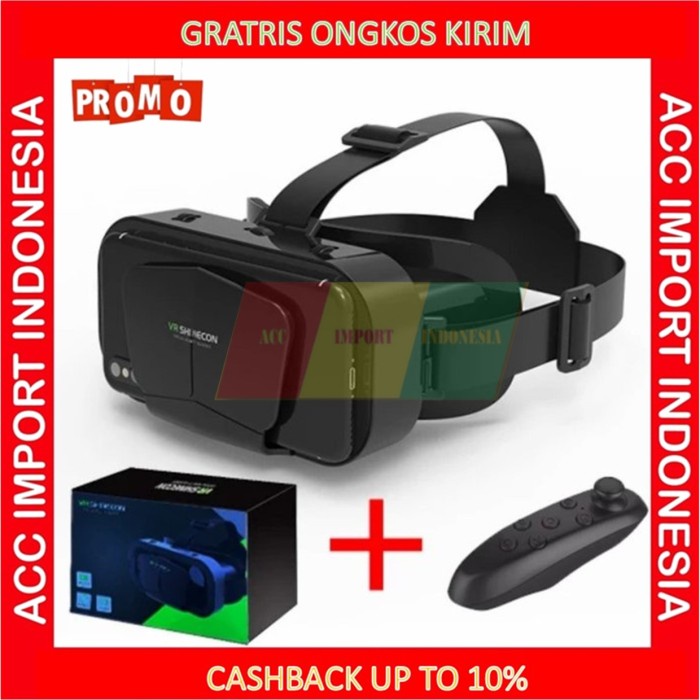 Vr Shinecon Vr Box Virtual Reality With Remote Control 3D Glasses 7 Inch