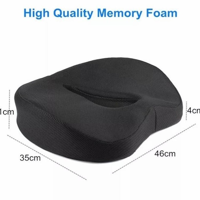 FMFIT Bantal Duduk Orthopedic Tulang Ekor Coccxy Cushion Pillow Memory Foam