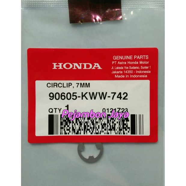 90605KWW742 CIRCLIP 7MM