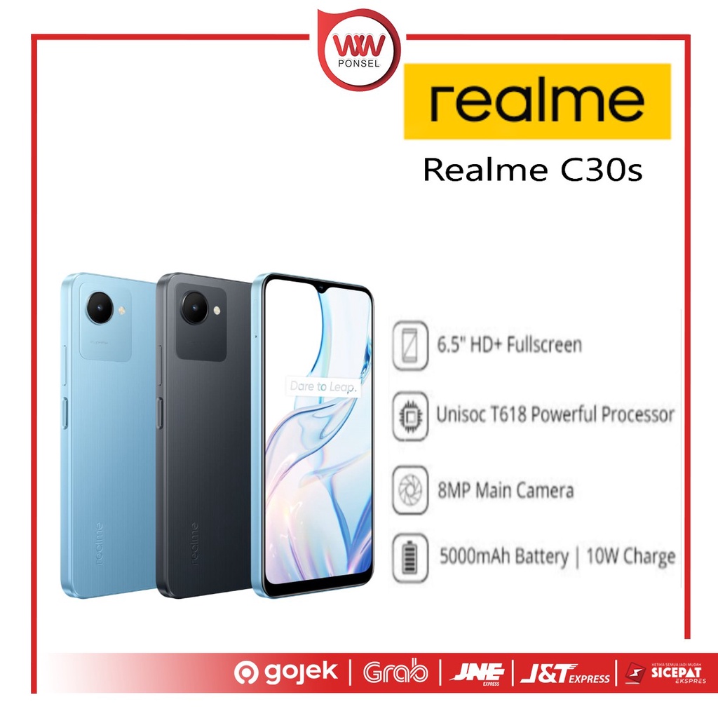 Hp Realme C30s Ram 3GB Internal 32GB Garansi Resmi