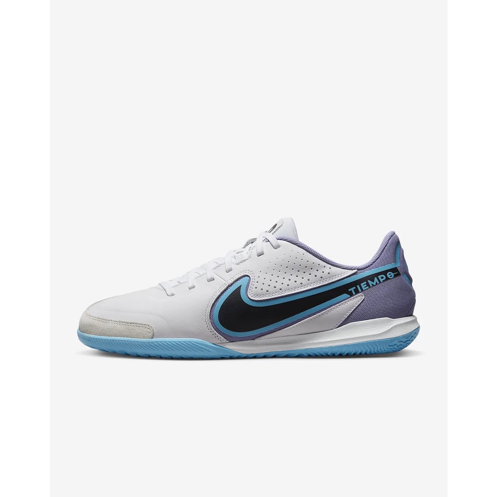 Sepatu Futsal Pria Nike Tiempo Legend 9 Academy Ic Putih Abu Abu