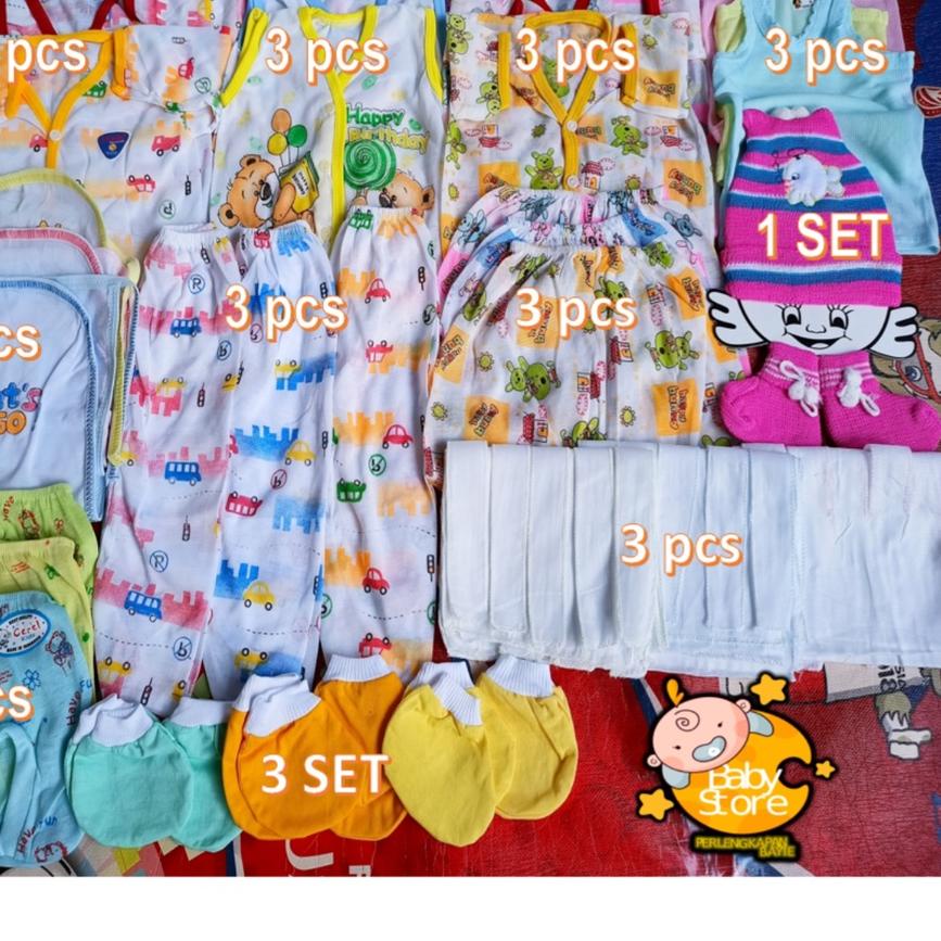 ➢ Paket Perlengkapan Bayi Baru Lahir / Perlengkapan Bayi Baru Lahir / Set Baju Bayi Baru Lahir (Newb