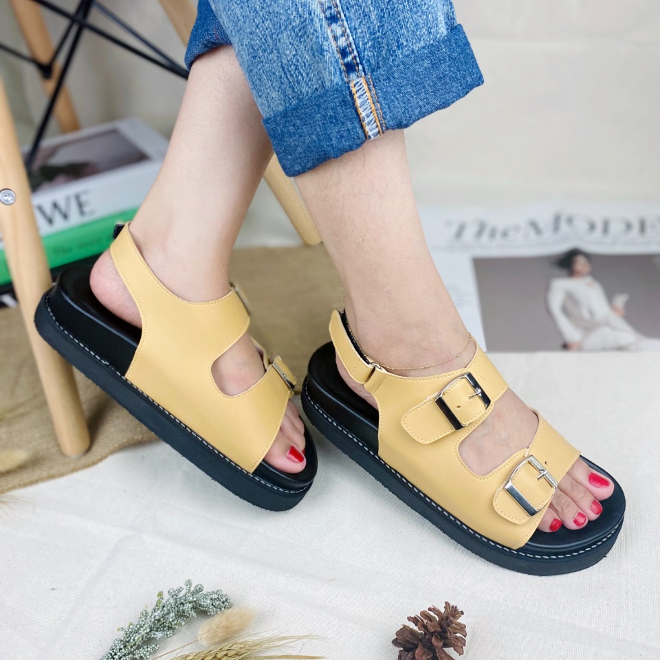 BAREL - Leon sandal Wanita Platform sandal tali kasual wanita