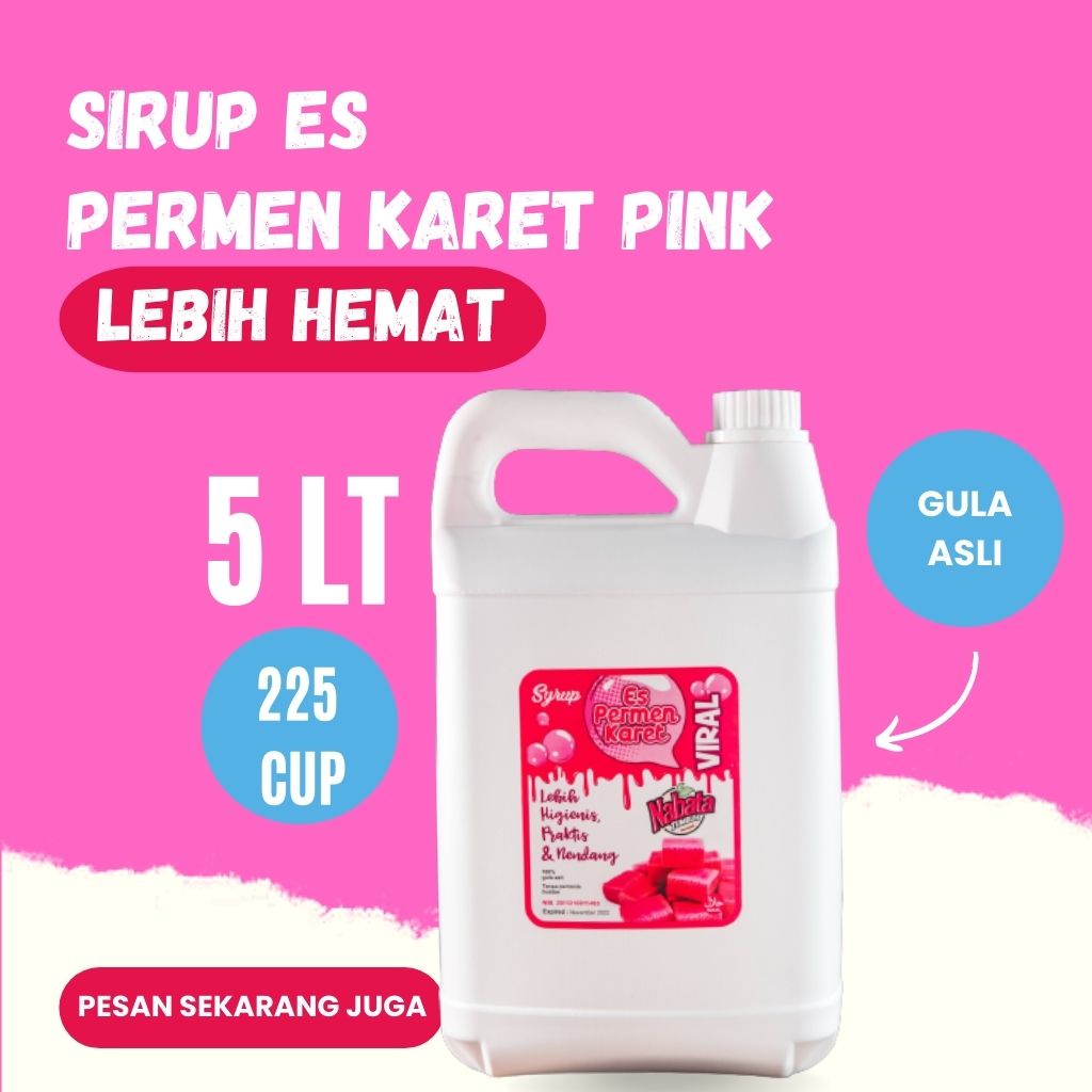 

✨NEW✨ -Sirup Permen Karet Surabaya 5 liter- 1.1.23