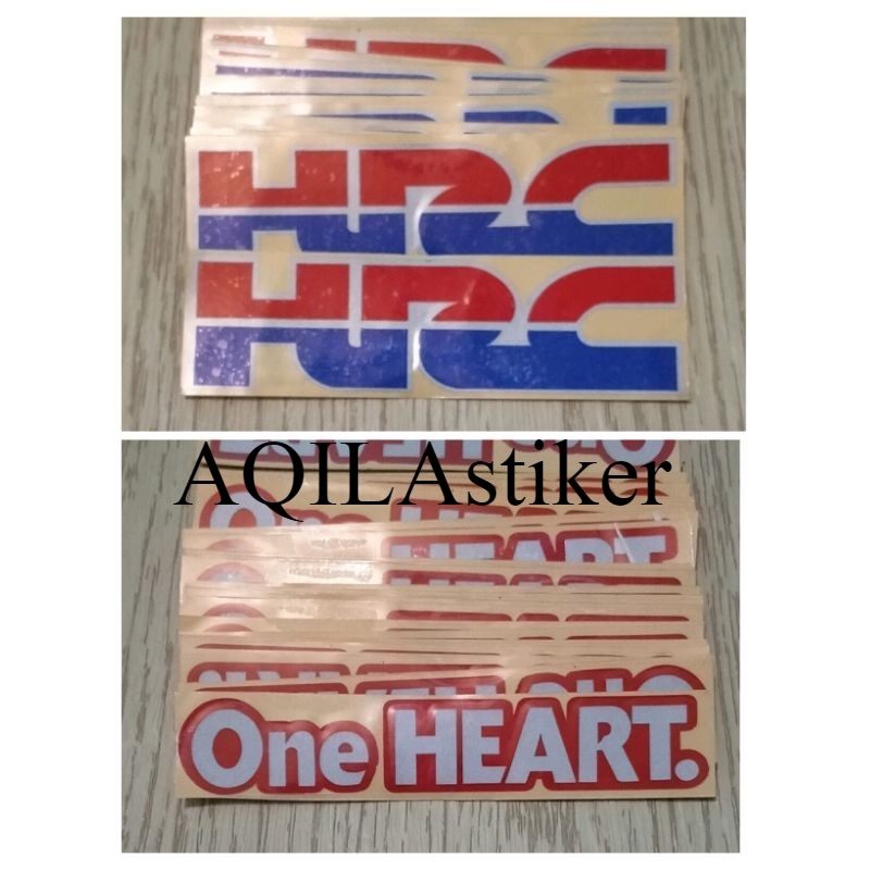 

STICKER ONE HEART&HRC CUTTING