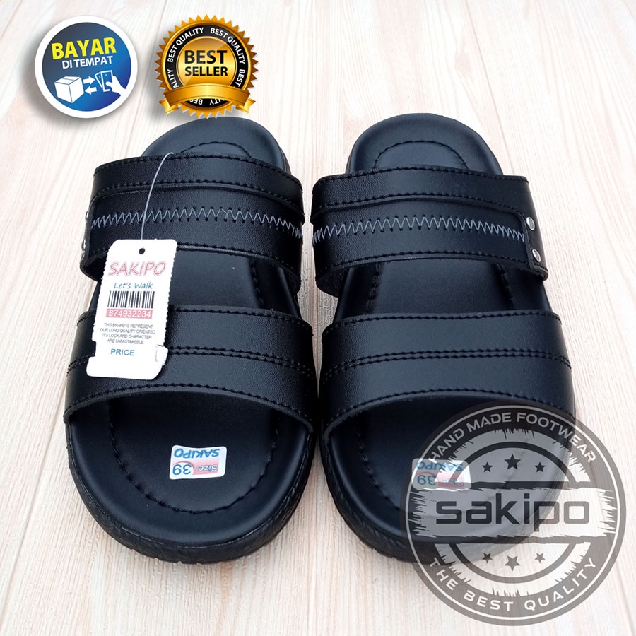 PROMO RAMADHAN SALE !! SANDAL PRIA REMAJA KULIT SINTETIS / SENDAL PRIA DEWASA REMAJA ORIGINAL / SENDAL PRIA DEWASA BAN 2 HITAM COKLAT TERBARU / SANDAL PRIA DEWASA BAN 2 HITAM COKLAT TERBARU / SENDAL PRIA DEWASA REMAJA KULIT SINTETIS / SAKIPO