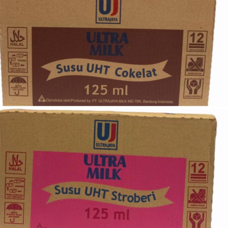 

♛ Ultra Milk UHT 125ml X 40pcs pengiriman dg kargo max 2dus/resi ➥