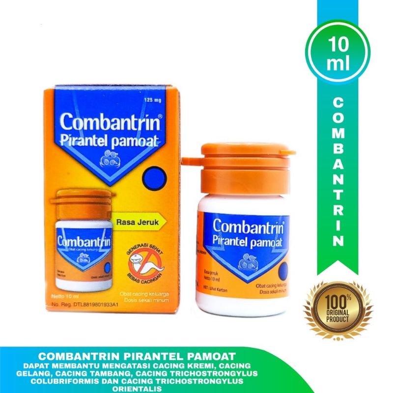 COMBANTRIN CAIR  RASA JERUK 10 MILI