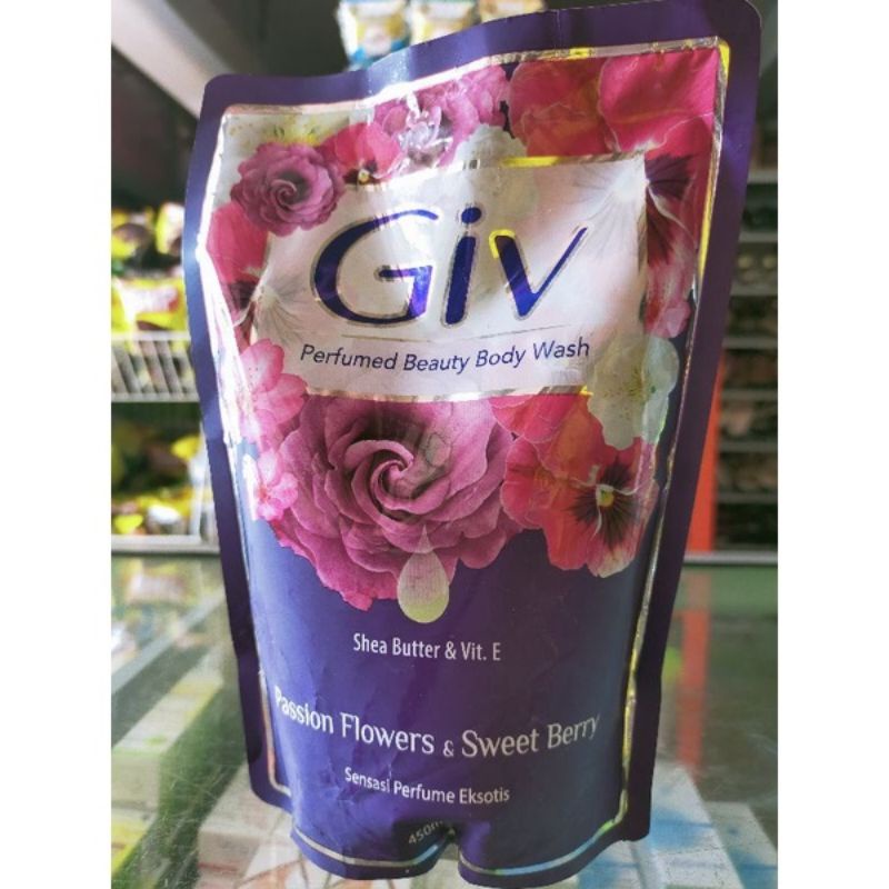 giv sabun cair / giv bodywash 450ml 400ml (varian random)