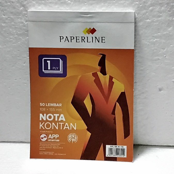

cusss order] Nota Kontan Kecil 1/4 Fol.- 1ply