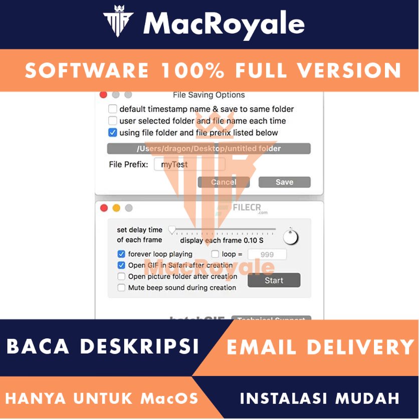 [MacOS] batchGIF Full Version Lifetime Full Garansi