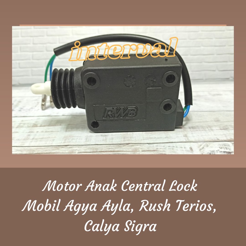 Motor Central Lock RWB Mobil Agya Ayla Rush Terios Sigra Anak Central
