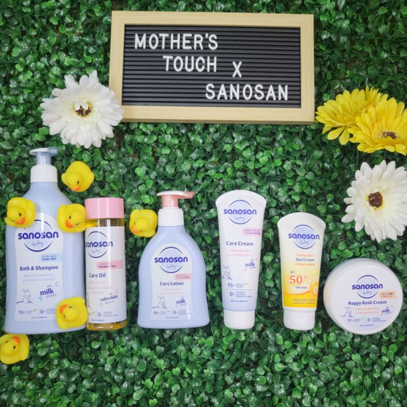 Sanosan Baby Bath &amp; Shampoo 200mL 500mL Sabun Mandi Bayi