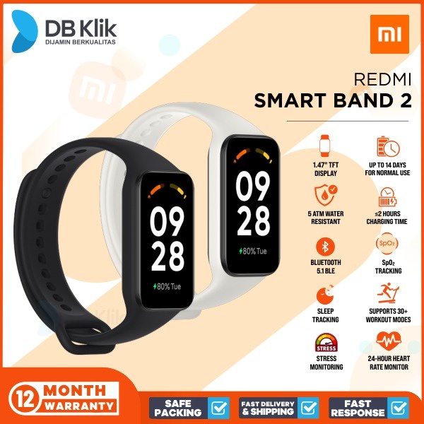 Smartwatch Xiaomi Redmi Smart Band 2 1.47&quot; - Redmi Smart Band 2