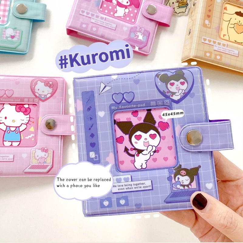 Album Foto Sanrio Kuromi Melody Hello Kitty 3 Inch 40 Kantong 40 Kantong Foto Idola Lucu Penyimpanan Foto Buku Penyimpanan Kartu Pemegang Photocard Binder Dengan Liontin Untuk Hadiah Ulang Tahun Gadis