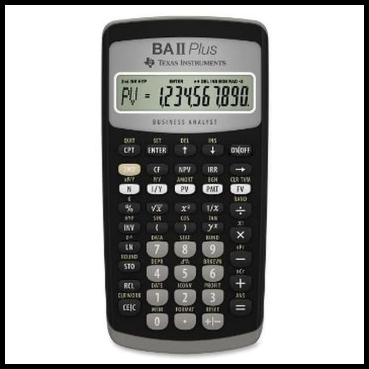 

Texas Instruments Ba Ii Plus Standard - Kalkulator Keuangan Finance