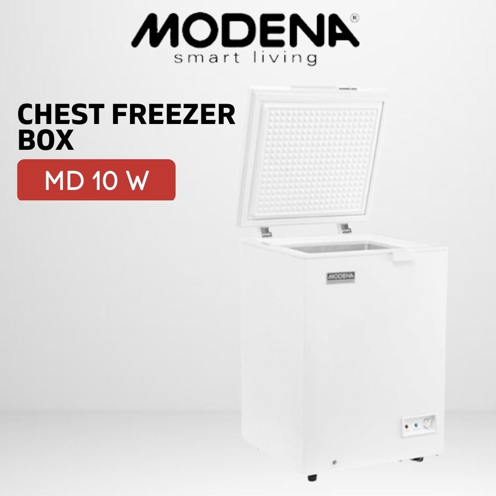 Jual CHEST FREEZER BOX MODENA MD10 W FREEZER BOX KAPASITAS 100 LITER