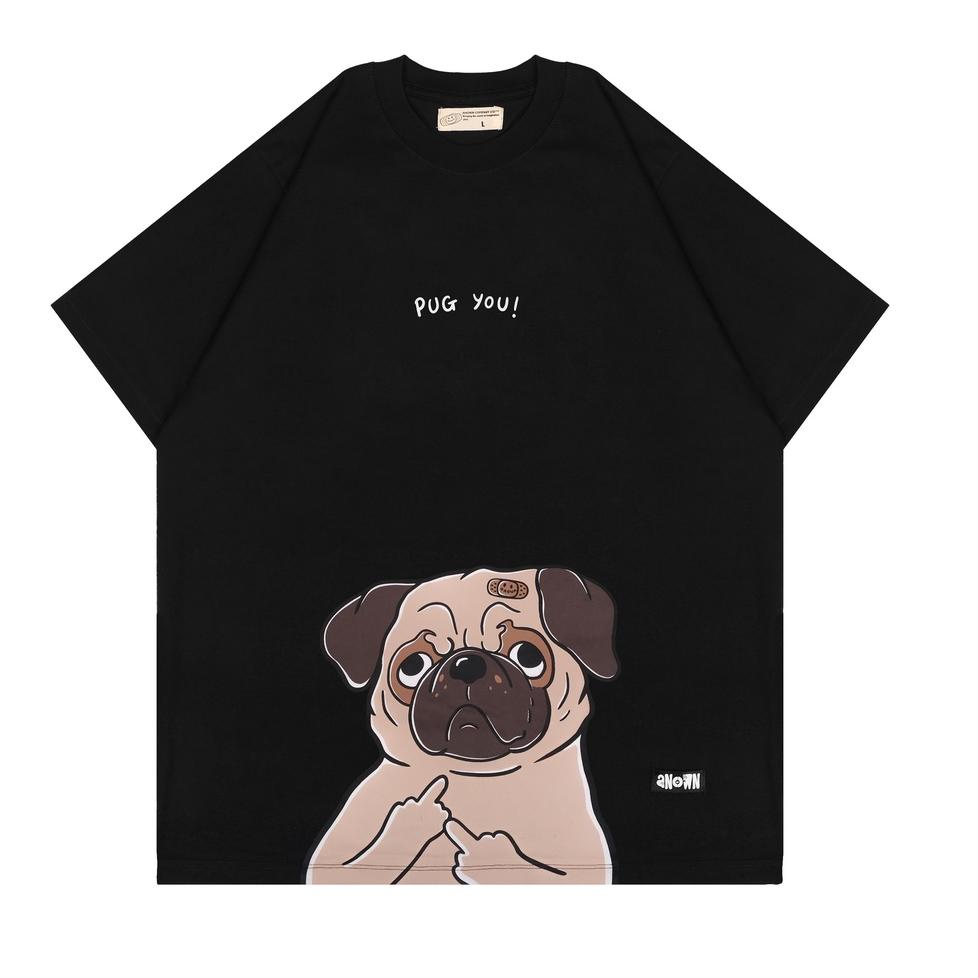 PALING LARIS PUG YOU T-SHIRT // BLACK