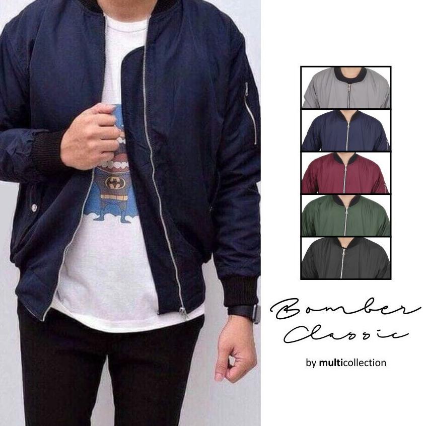 REKOMENDASI JAKET BOMBER CLASSIC / Jaket Bomber Pria / Grosir Jaket Bomber / Jaket Bomber Despo Teba