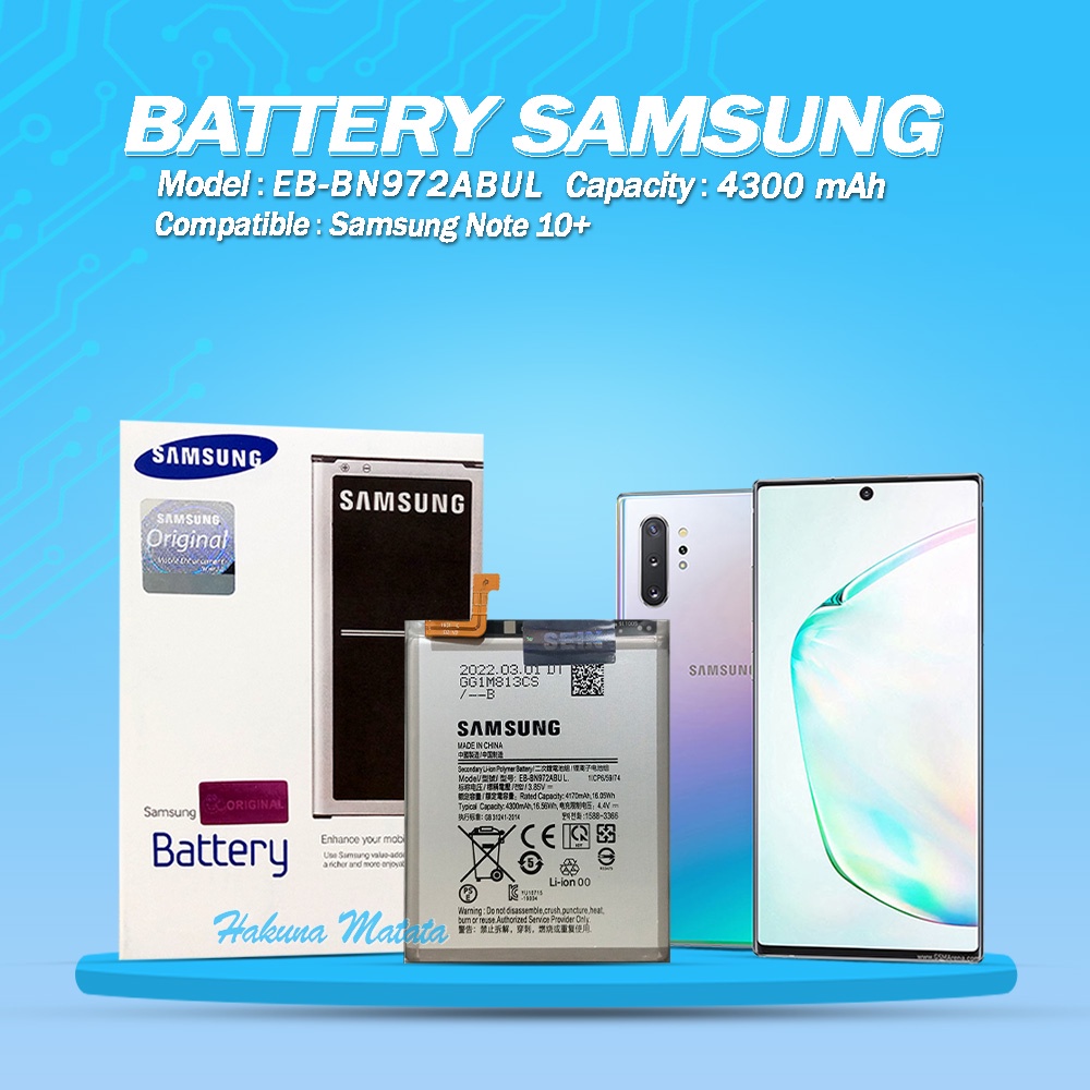 Baterai Samsung Galaxy Note 10+ / Note 10 Plus 4300mAh Battery Original Batre High Quality