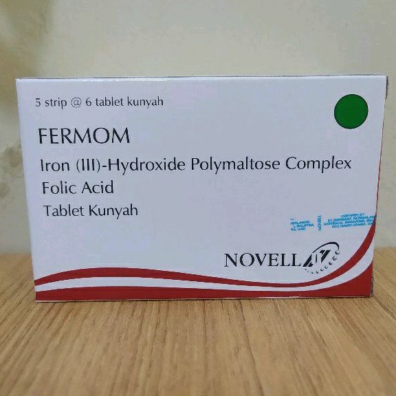 Fermom Tablet Kunyah Zat Besi Rasa Coklat