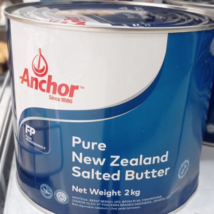 

Anchor Butter Salted Mentega kaleng 2 kg