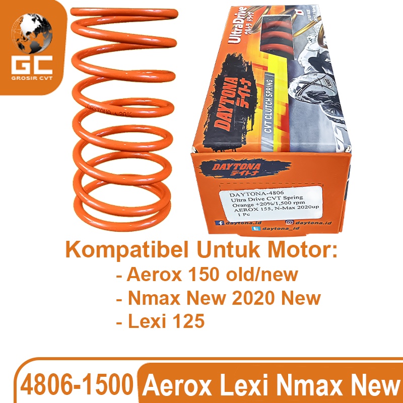 Per CVT Nmax Aerox Lexi New 155 B65 DAYTONA Racing 1000 RPM