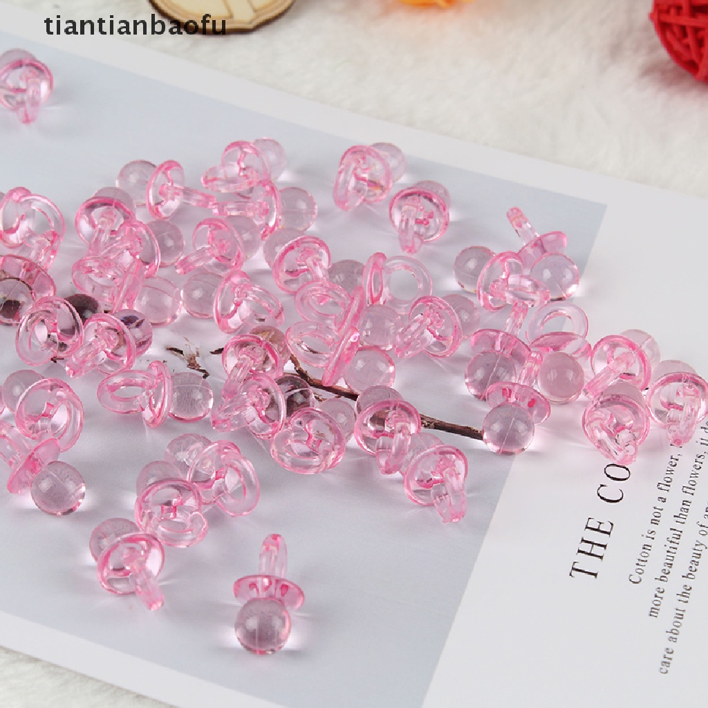 [tiantianbaofu] Transparan Akrilik Diy Mini Dot Baby Shower Dekorasi Kue Hadiah Ulang Tahun Butik