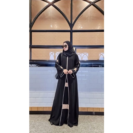 ABAYA SILVIA/ABAYA/GAMIS TURKEY/GAMIS HITAM/ABAYA JETBLACK/GAMIS MOTIF/ABAYA SUPER SIMPEL/ABAYA REMA