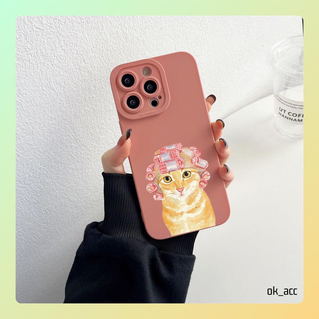 Casing Motif CC35 Cat for Xiaomi Redmi A1 A1+ 4A 4 4X 5 5A 5+ 6 6A 7 8 9 Prime 9A 9i 9C 9T 10 10C 10T 11 12 12T Lite Ultra S2 Ultra Note 5A Pro 10s 11 11s 11T Poco C40 F3 F4 K40 M3 M4 M5 X3 GT NFC 5G