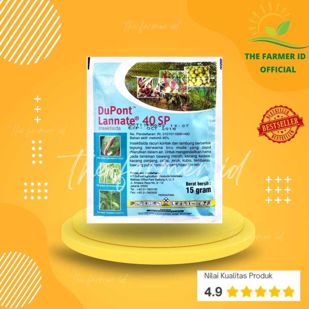 Insektisida Dupont Lannate 40SP 100gr Biru 100 Gram Untuk Hama Ulet dl
