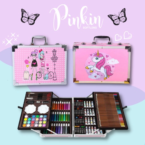 

Produk - Crayon Set 145 Pcs Model Koper Crayon Set 145 Pcs Model Baru - Pelukis Promo Best Seller!!