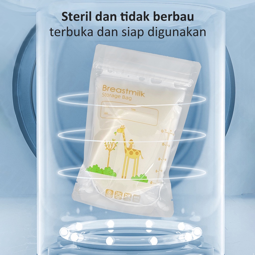 Halo Baby 30pcs/Pack Kantong ASI 150ml / Kantung ASI / Breast Milk Bags Double Lock