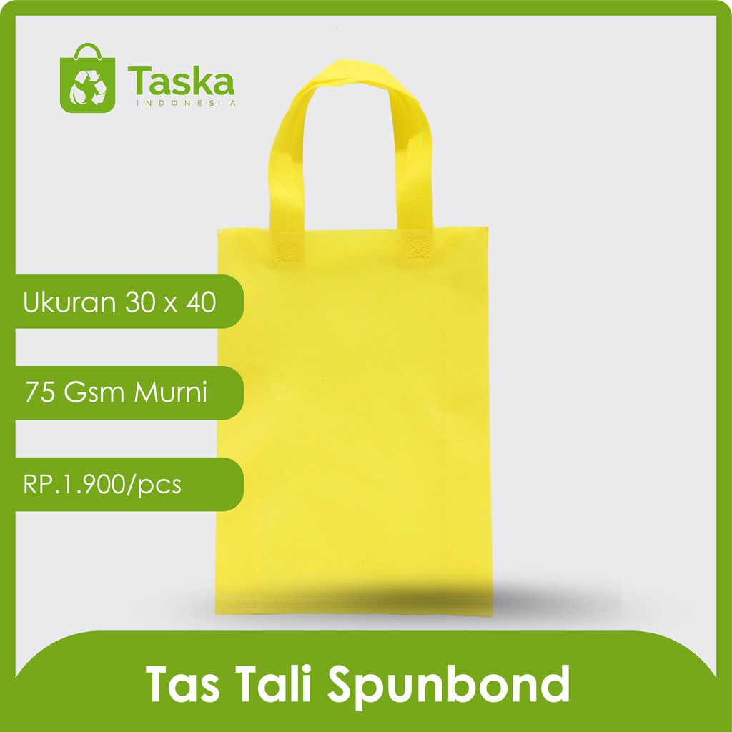 

Tas press spunbond tali 30x40 (warna kuning) MINIMAL BELI 12pcs