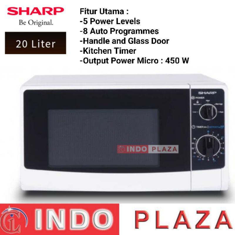 MICROWAVE SHARP R220MAWH 20 Liter