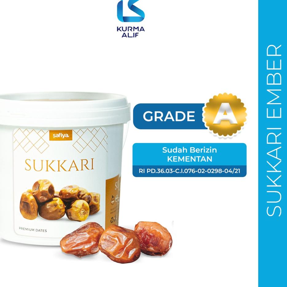 

➼ Kurma Sukari Kemasan Ember 850 Gram / Kurma Raja Kurma Basah Premium Quality ♥