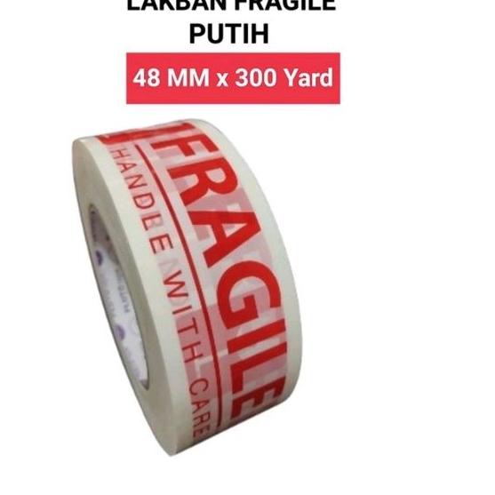 

Serbu Voucher Lakban Fragile Merah / Putih 48 MM x 300 Yard