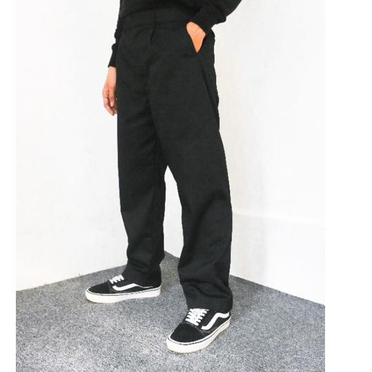 ❉ Flame Everyday Vintage Black Baggy Pants ➺