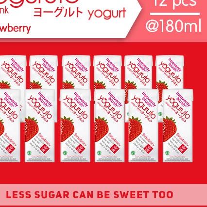 

♜ Yogurt Heavenly Blush Yoguruto Strawberry [12Px180ml] ℮