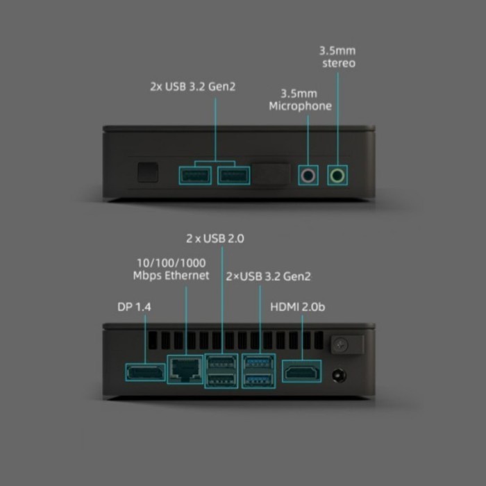 Mini PC INTEL NUC 11 N5105 4-Core | Barebone Essential Kit NUC11ATKC4
