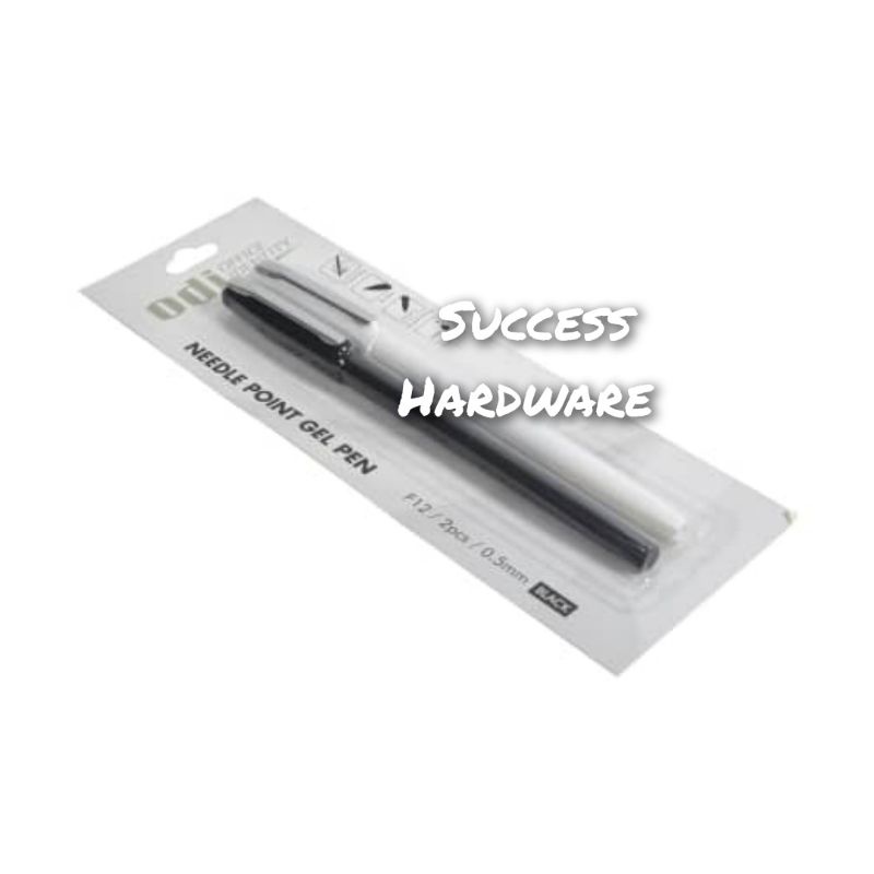 

ODI SET 2 PCS NEEDLE PEN GEL 0.5MM MIX - HITAM NEEDLE POINT GEL PEN 0.5 MM