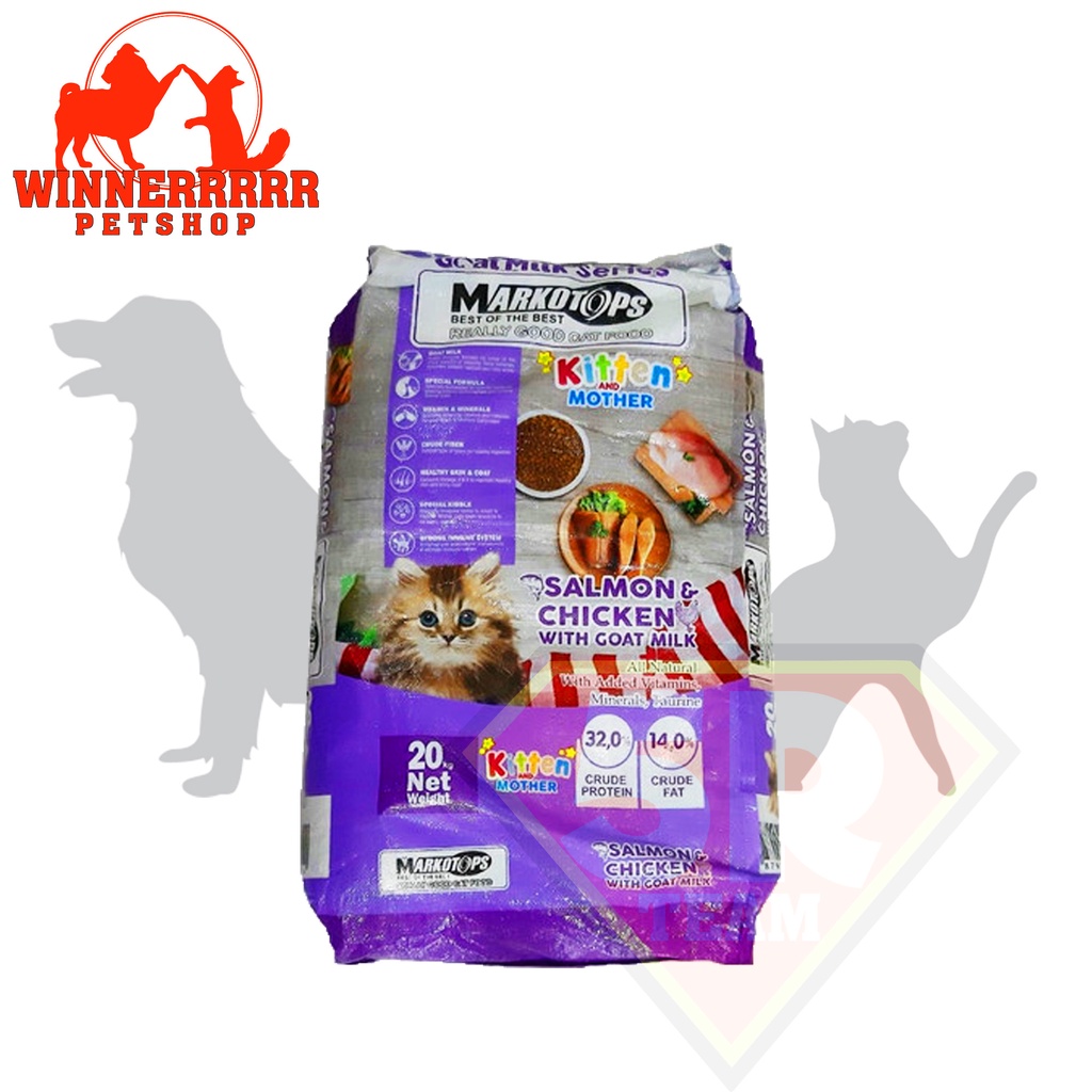 Markotops Kitten & Mother 20 Kg/Markotop Makanan Kering Kucing 20 kg/Jual Markotops Grosir