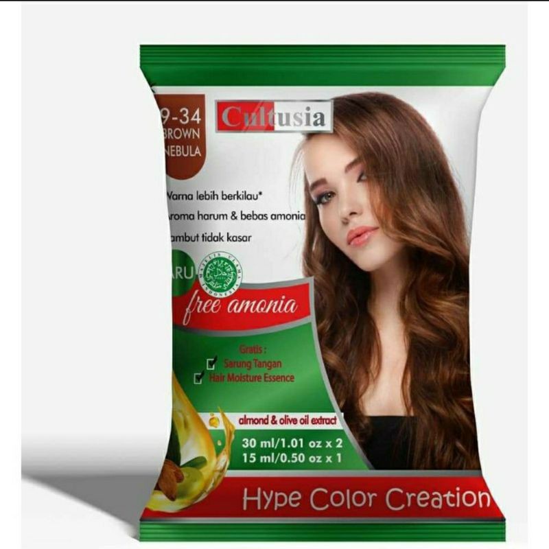 CULTUSIA HYPE COLOR CREATION 9/34 BROWN NEBULA
