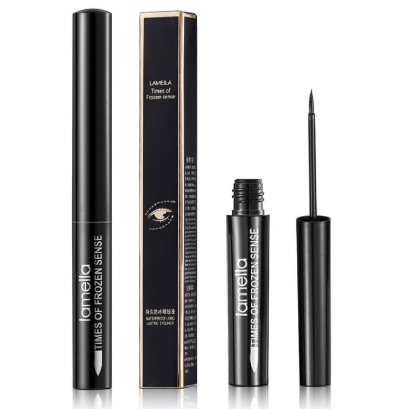 (Eyeliner black )Time Frozen Sense Series Lameila Original Waterproof Termurah