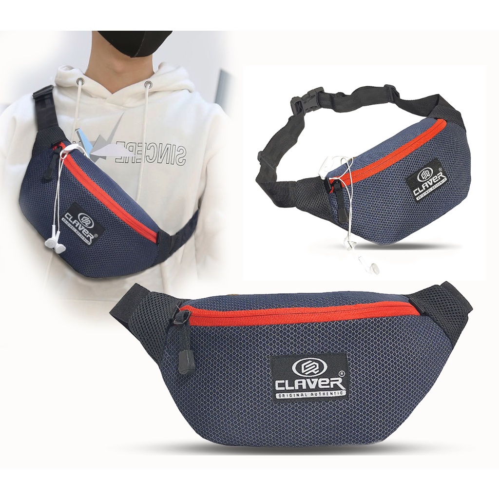 WAISTBAG!! Tas Pinggang CLAVER Outdoor Travel CL203 TERMURAH !!!