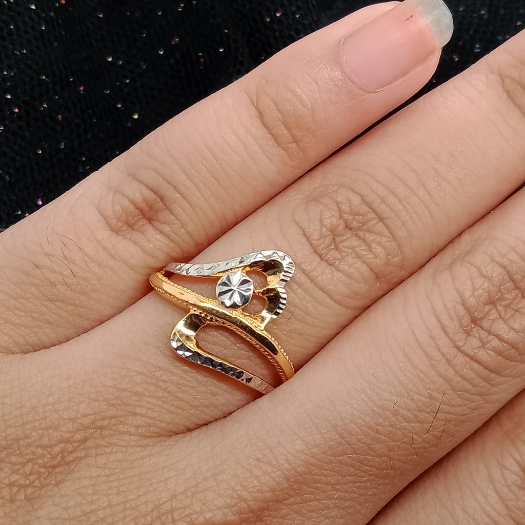 Cincin emas 17k - 2.2 gr kadar 750 - 4165