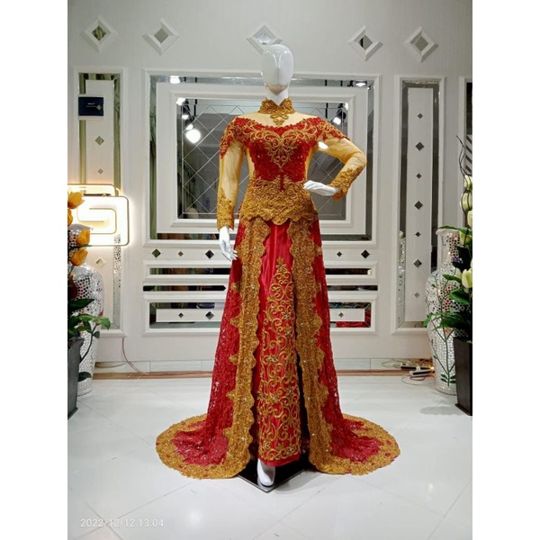 SAlE.kebaya pengantin Full PAYET mobil blah rok pisah)