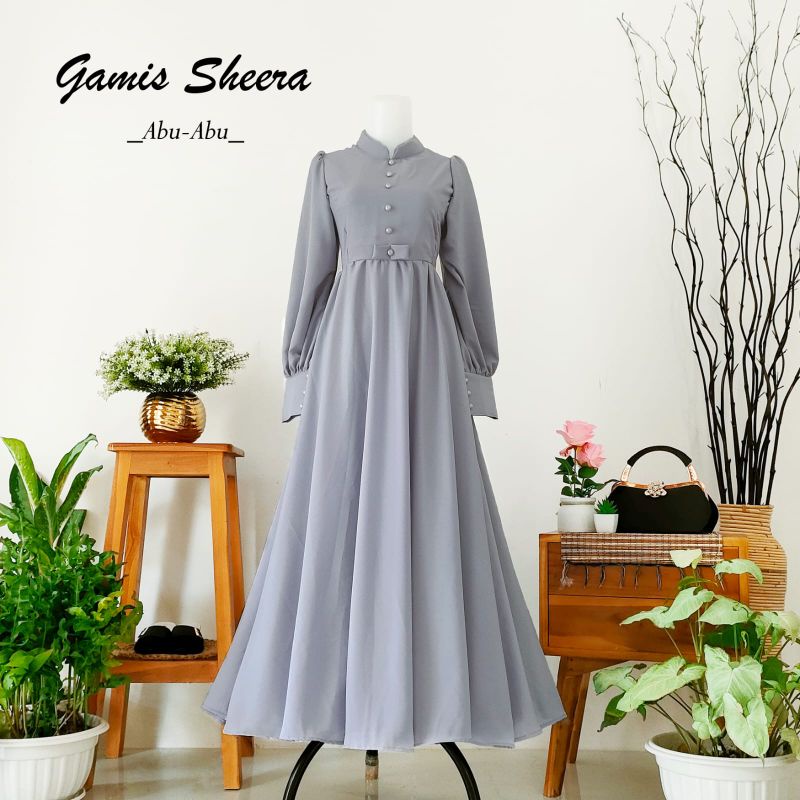 gamis sheera anak dan dewasa/gamis couple mom kid/gamis couple family/gamis lebaran terbaru/gamis couple ibu dan anak