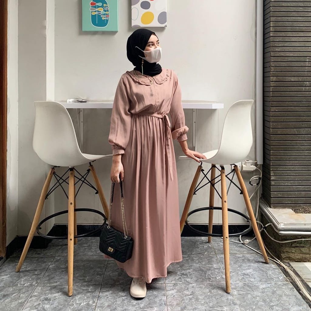 Gamis Zahida Dress Maxi Fashion Muslim Terbaru